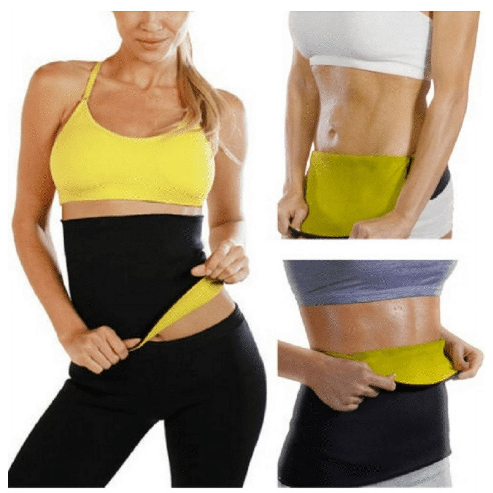 WALFRONT Women Body Shaper Trimmer Waist Girdle Corset Slim Belt Weight Loss Tummy Belly Fat Burner Shapewear Women Body Slim Belt Waist Trainer Tank Top Cincher Girdle Corset Neoprene Sauna Suits