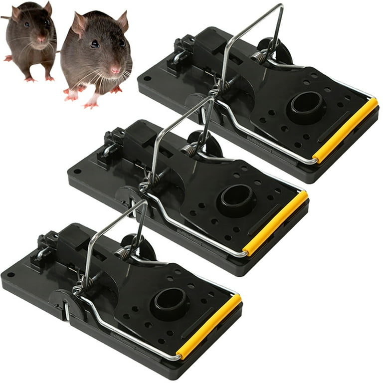 Mouse Traps, 3 Pack, Mice Trap, Mice Traps for House Indoor and