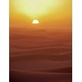 thumbnail image 2 of Riosolar 26x32 Gold Ornate Wood Framed with Double Matting Museum Art Print Titled - Sunset Over Dunes, 2 of 4