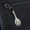 thumbnail image 3 of Teacup Pig Antiqued Oval Charm Clothes Purse Suitcase Backpack Zipper Pull Aid, 3 of 3