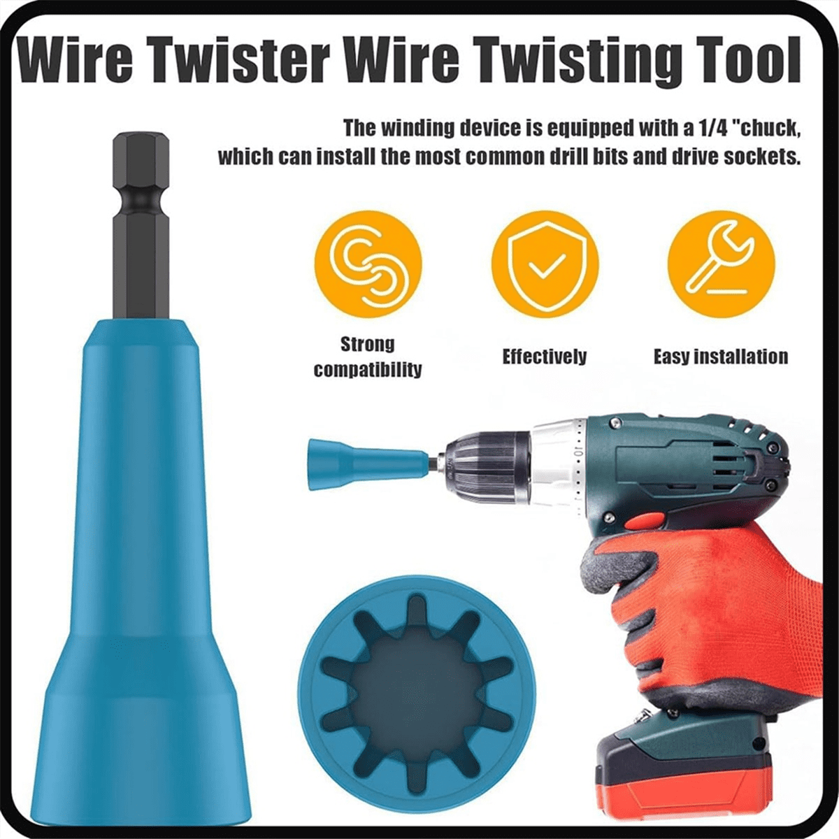 4x Wire Strippers 1x Splicer 2x Wire Parallelizers-Photo Color