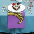 thumbnail image 4 of Nawy Sexy Leopard Print Cloth Napkins Polyester Gift Home Decor 2 PCS, 4 of 7