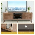 thumbnail image 4 of TV Stand for TV up to 70 Inch, Mid Century Modern TV Console, Entertainment Center with Storage for Living Room, 4 of 7