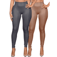 thumbnail image 1 of Set De Dos Leggins Moda Elegante Casual Mujer Vinipiel, 1 of 5