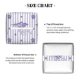thumbnail image 5 of Picia Stripes and Sprigs of Lavender Pattern Tissue Box Cover,PVC Leather Square Holder,Tissue Box Holder with Magnetic Bottom,Facial Paper Organizer Dispenser-5.2"X5.2"X5.2", 5 of 8