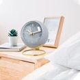 thumbnail image 3 of Analog Alarm Clock With Lights, Small Silent Retro Alarm Clock Student Bedside Alarm Clock Luminous Pointer Clock, Suitable For Heavy Sleepers, Placed, 3 of 5