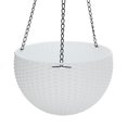 thumbnail image 4 of Hanging Planter Decorative Round Resin Hanging Basket Hanging Flower Pot, 4 of 10