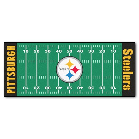 Field Pittsburgh Steelers Football Rug - NFL Pittsburgh Steelers Football Field Runner