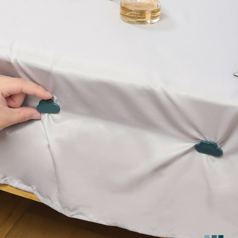 4Pcs/Set Non-slip Gripper Bed Blanket Quilt Clips Fixer Needleless Fastener  Clip Cover Duvet Sheet Fixer 