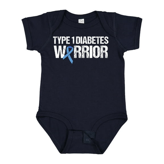 Inktastic Type 1 Diabetes Warrior Boys or Girls Baby Bodysuit