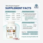 NWC Naturals Ultra-Enzyme Support Dietary Supplement, 200 Count