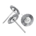 thumbnail image 2 of Ensemble de Brosses à Roue Métallique 9 Pcs pour Perceuse, Polissage, Acier Inoxydable, Outil Rotatif pour Enlever la Rouille et Polir, 2 of 6