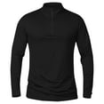 thumbnail image 4 of Pullover Sweatshirt for Men,Men's Quarter Zip Pullover Mock Neck Sweatshirt Lightweight Casual Long Sleeve Athletic Workout Tops, 4 of 4