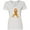 AA-White, variant on Inktastic Leukemia Awareness with Orange Ribbon Made of Hearts Women's V-Neck T-Shirt