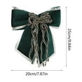 thumbnail image 2 of Bwiyojiz Christmas Decorations Bow Festive Ambiance Decoration Polyester Material Props, Gifts for Women, Green, 2 of 6