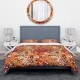 thumbnail image 2 of Designart 'Disco Style Pattern with Dots & Circles' Ensemble de Literie Moderne et Contemporain - Housse de Couette et Impostes, 2 of 4