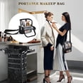 thumbnail image 3 of Estuche de maquillaje Stagiant Rolling 4 en 1 con bolsa de cosméticos y ruedas, 3 of 7
