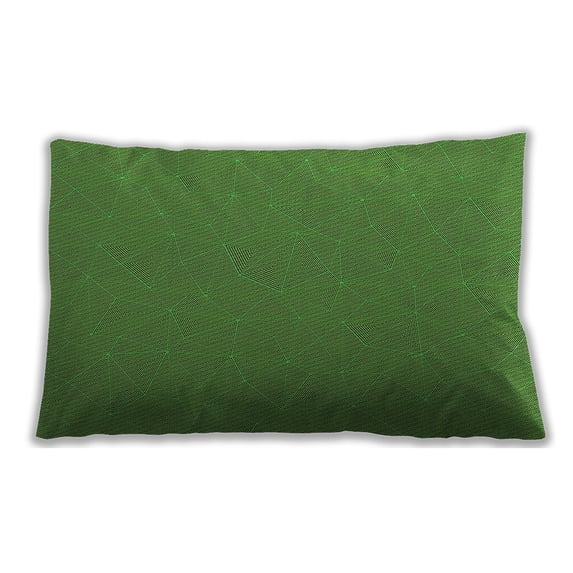 Ahgly Company Outdoor Rectangular Contemporary Lumbar Throw Pillow, 13 inch by 19 inch