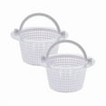 thumbnail image 1 of Replacement Pool Skimmer Basket (2 Pack) - Above Ground Pool Thru-Wall SkimmerBY White, 1 of 5