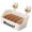 White, variant on DICEWEN Wall Mounted Basket Suction Cup Seasoning Storage Rack Space Efficient Shelf