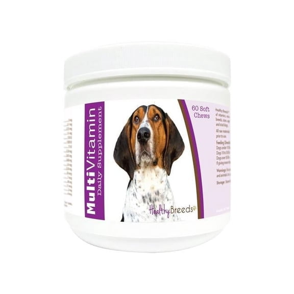 Healthy Breeds 840235179061 Treeing Walker Coonhound Multi-Vitamin Soft Chews - 60 Count