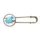thumbnail image 1 of Feberary mes luz temporada ilustración EsES Broche De Broche De Metal Antiguo Unbranded M, 1 of 3