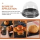 thumbnail image 5 of ColoMX 50 Uds. Cajas para pasteles de Luna, Mini caja para pasteles, contenedor para cupcakes, soportes individuales para pastel de Luna, contenedores individuales para cupcakes, 5 of 8