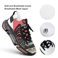 thumbnail image 4 of Tarot Card Death Walking Shoes for Men Woman Lightweight Tennis Fashion Elastic Sports Shoes Cushion Basketball Shoes, 4 of 7
