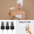 thumbnail image 6 of 50 Pcs Black Spray Top, 18/410 Fine Mist Sprayer Reusable Replacement Spray Bottle Pump Plastic Top, 6 of 6