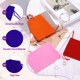 thumbnail image 3 of Uxcell 6 Pcs Bolsas de terciopelo con cordón, 10 x 8 pulgadas para joyas, bolsa de dulces para bodas, fiestas y Navidad, Azul, 3 of 6