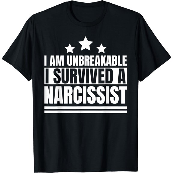 I am Unbreakable I survived a Narcissist Divorce Survivor T-Shirt mens t shirt,black,women,funny,misfits,men,journey