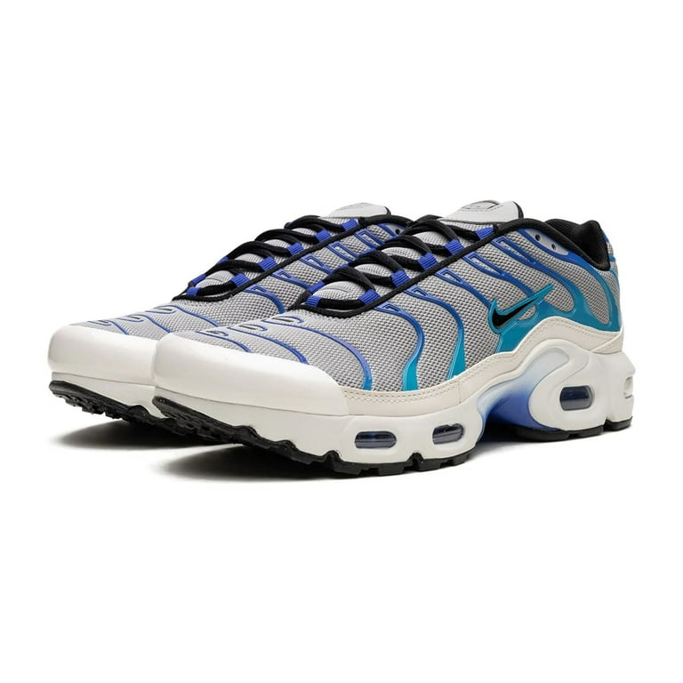 Nike Air Max Plus Thunder Blue/Football Grey/White/Photo Blue Grade  School Boys' Shoe