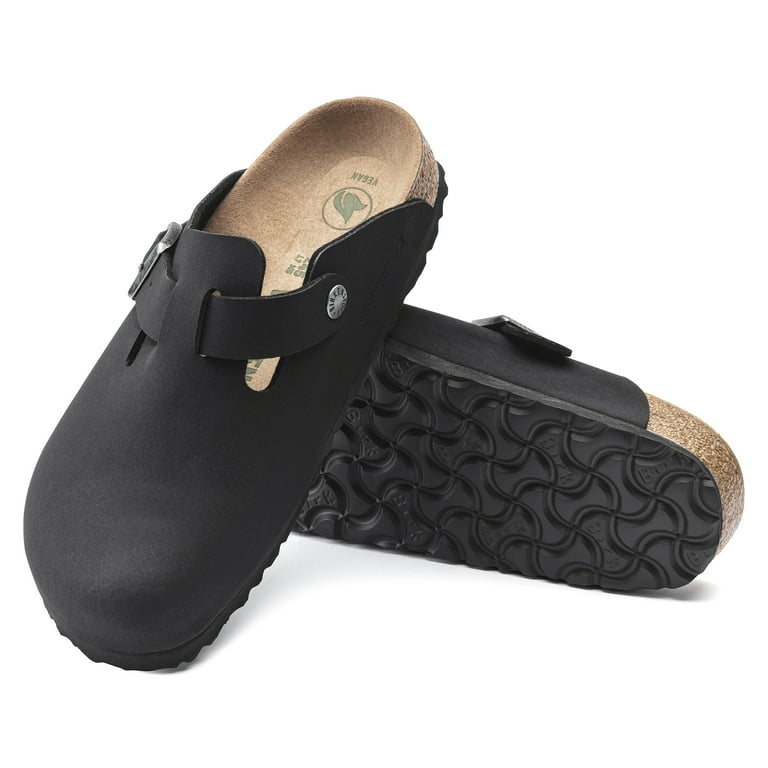 Birkenstock Boston Vegan Clogs, Adjustable Strap, Cork Footbed
