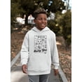 thumbnail image 2 of Lucky You Emoji - Japanese Maneki Neko Cat Design Youth's Hoodie, 2 of 4
