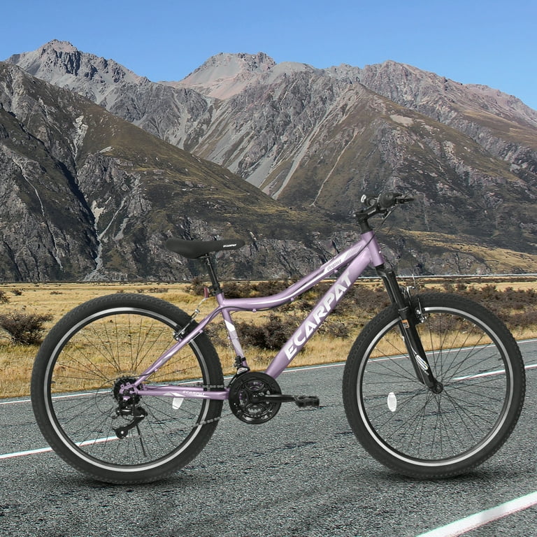 Ecarpat 24 inch Mountain Bike, 21 Speed Commuter City