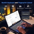 thumbnail image 5 of NIMO 2026 15.6" Laptop, AMD R7 7735HS Up to 4.75GHz, Beat i7-12650H) 16GB DDR5 RAM 512GB SSD Gaming Laptop with Radeon 680M GPU,FHD Display, 180° View, Backlit KB, Type C, 5 of 7