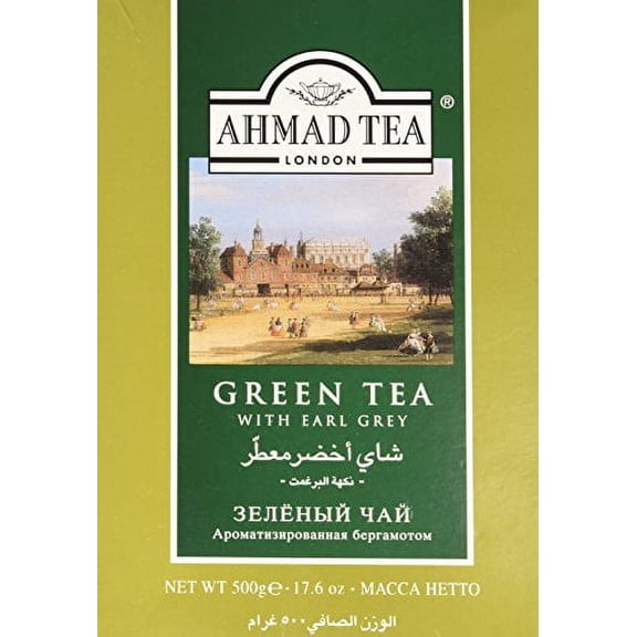 Ahmad Tea Green Tea Earl Grey 17 637 Oz 500 gram pack of 1