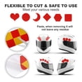 thumbnail image 4 of Uxcell Reflective Tape, Self-Adhesive Trailer Reflector Tape Waterproof Warning Sticker Yellow Red 2 Inch x 16 Feet, 4 of 6