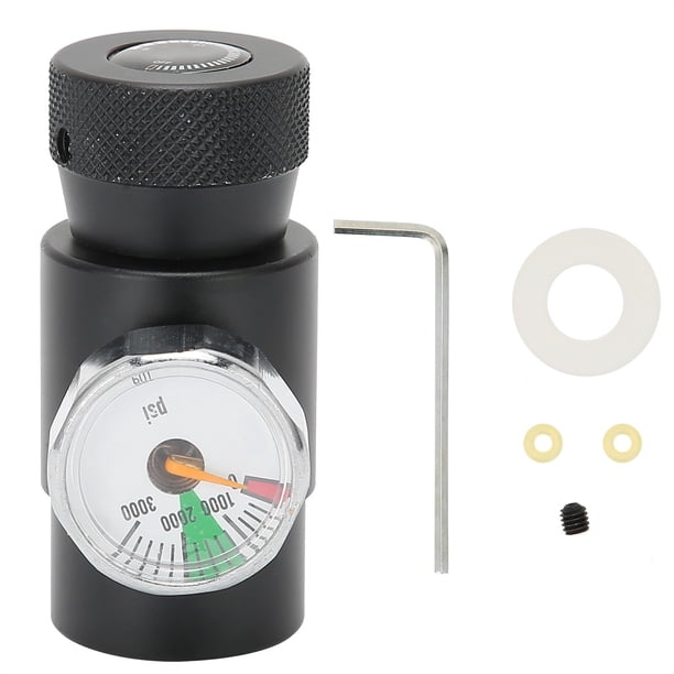 Válvula de recarga C NikouMX Adaptador de recarga de CO2 ajustable Conector de cilindro de refresco