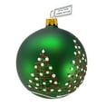 thumbnail image 4 of 4 Inch Green, White & Red Christmas Ball Ornaments with Christmas Tree Design, 4 of 8