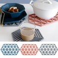 thumbnail image 3 of AIDM Silicone Dining Table Placemat Coaster Kitchen Mat Cup Bar Drink Pads, 3 of 7