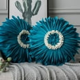 thumbnail image 4 of Travelwant Flower Decorative Pillow 3D Flower Pillow Sunflower Throw Pillow Round Decor Pillow Flower Home Decorations Couch & Bed Flower Shaped Pillow, 4 of 7