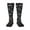 1 Black, variant on Golf Bags And Balls Pattern Women’s Knee High Crew Socks,Trouser Socks Comfortable, Breathable, Moisture-Wicking and Soft