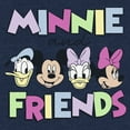 thumbnail image 2 of Junior's Mickey & Friends Minnie Pals Sweatshirt Blue Heather X Large, 2 of 4