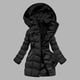 thumbnail image 1 of Parkas de manga larga de invierno para mujer, chaqueta de plumón alargada y gruesa de longitud media, abrigo para mujer, 1 of 9