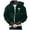 Dark Green, variant on Men Winter Outfit Men's Hoodies Sweatshirts Product Title Winter Man Daily Fashion Trend Casual Jacket Coat For Any Occasion Dark Green 3XL