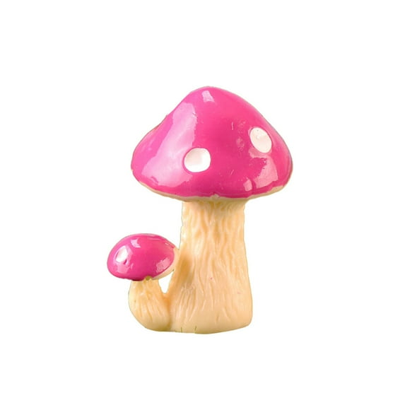 1Pc Resin Cute Cartoon Mashroom Garden Bonsai Miniature Landscape Crafts Decor by Mightlink