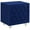 Navy Blue, variant on Posh Living Lydia Modern 1-Drawer Nightstand in White