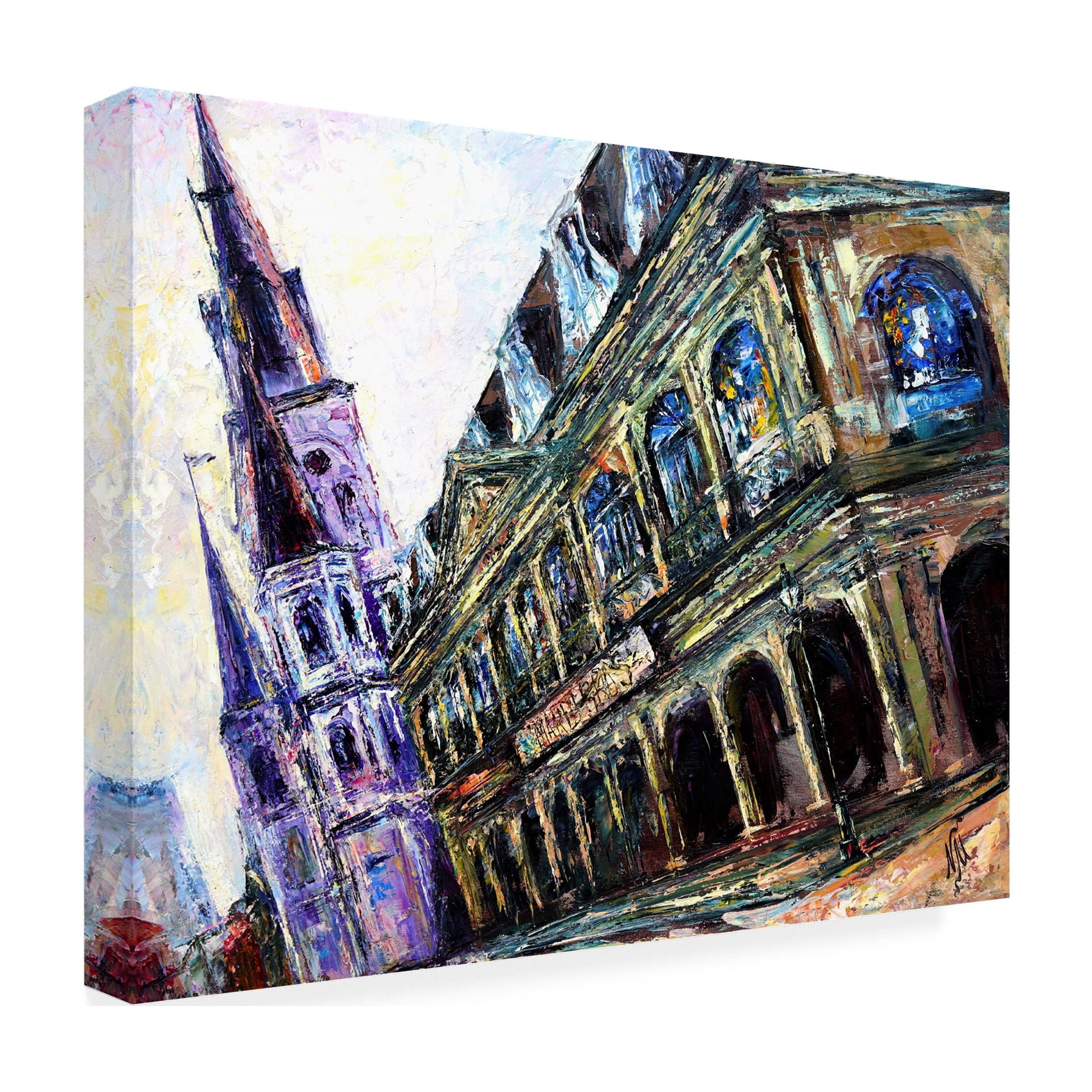 Natasha Mylius 'In The Heart Of French Quarter Of New Orleans' Canvas Art