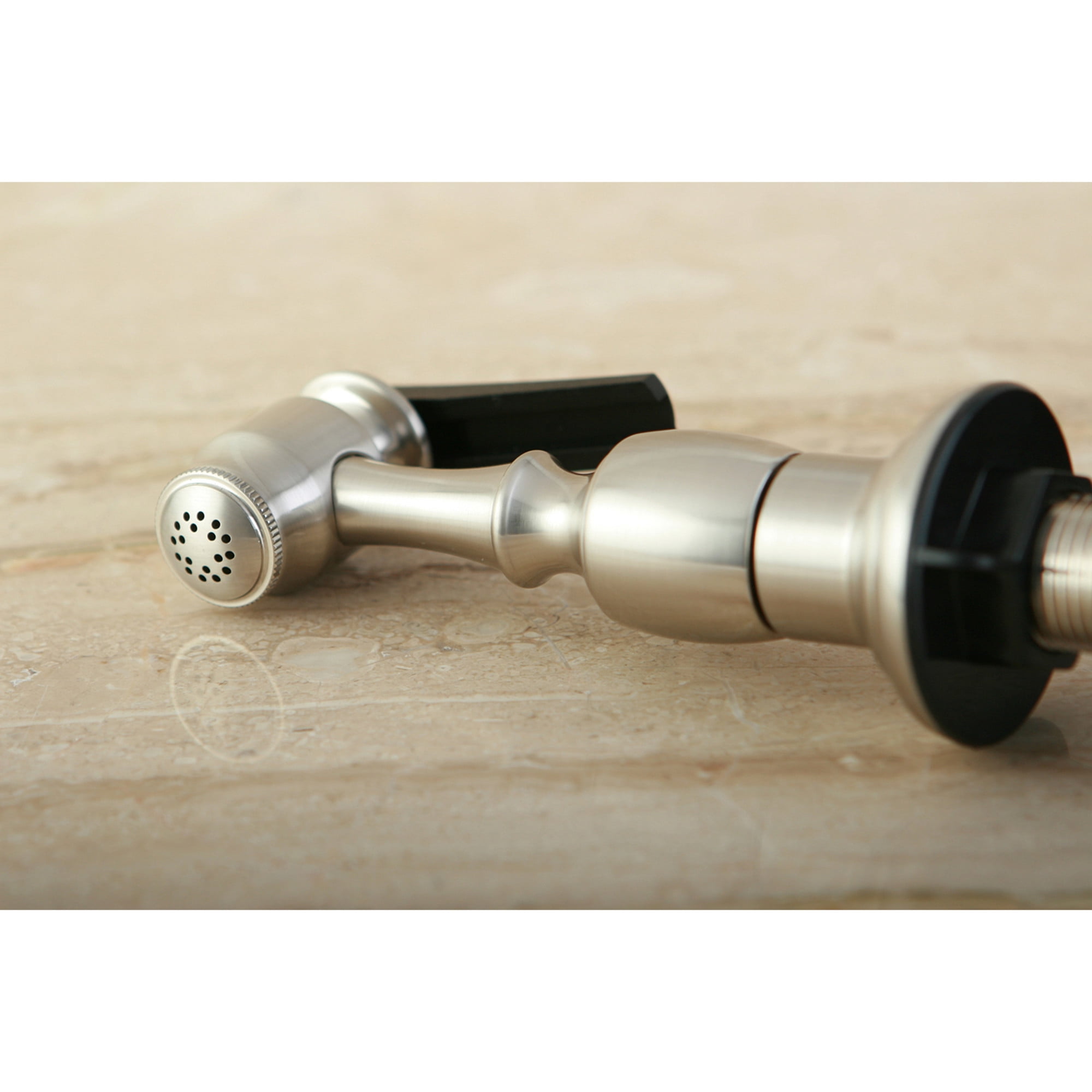 Kingston Brass KBSPR8 Brass Kitchen Faucet Side Sprayer in Brushed Nickel